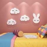  Tranh Fomex EPeBen dán tường nổi 3d  Thỏ Và Mây Trang Trí Phòng Trẻ Cho Bé, Mầm non, Mẫu Giáo 