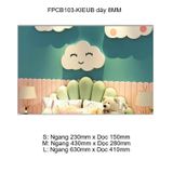  Tranh Fomex EPeBen dán tường nổi 3d  Thỏ Và Mây Trang Trí Phòng Trẻ Cho Bé, Mầm non, Mẫu Giáo 