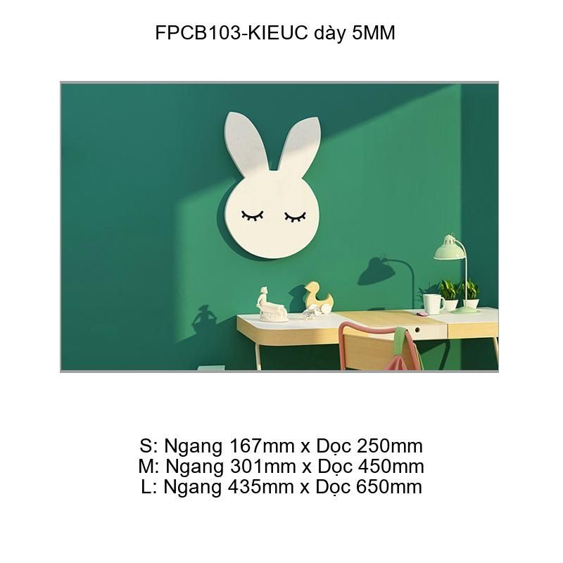  Tranh Fomex EPeBen dán tường nổi 3d  Thỏ Và Mây Trang Trí Phòng Trẻ Cho Bé, Mầm non, Mẫu Giáo 