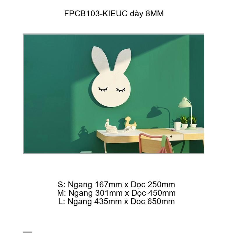  Tranh Fomex EPeBen dán tường nổi 3d  Thỏ Và Mây Trang Trí Phòng Trẻ Cho Bé, Mầm non, Mẫu Giáo 