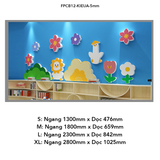  Tranh Fomex EPeBen dán tường nổi 3d Hình Mùa hè rực rỡ decor trang trí Phòng khách, Phòng cho bé, Phòng ngủ, Mẫu giáo 