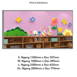  Tranh Fomex EPeBen dán tường nổi 3d Hình Mùa hè rực rỡ decor trang trí Phòng khách, Phòng cho bé, Phòng ngủ, Mẫu giáo 