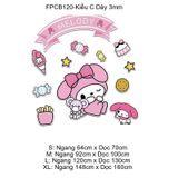  Tranh Fomex EPeBen dán tường nổi 3d Sanrio hoạt hình trang trí Phòng cho bé, Mẫu giáo 