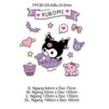  Tranh Fomex EPeBen dán tường nổi 3d Sanrio hoạt hình trang trí Phòng cho bé, Mẫu giáo 