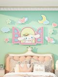  Tranh Fomex EPeBen dán tường nổi 3d  Chó quế Star Delu trang trí Phòng cho bé,Phòng Ngủ,Mẫu giáo 
