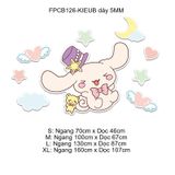  Tranh Fomex EPeBen dán tường nổi 3d  Chó quế Star Delu trang trí Phòng cho bé,Phòng Ngủ,Mẫu giáo 