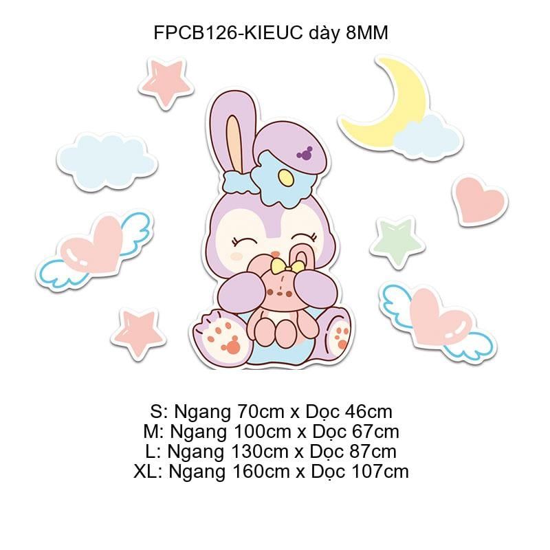  Tranh Fomex EPeBen dán tường nổi 3d  Chó quế Star Delu trang trí Phòng cho bé,Phòng Ngủ,Mẫu giáo 