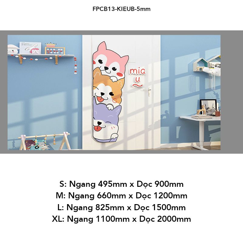  Tranh Fomex EPeBen dán tường nổi 3d Hình Nhân Vật Hoạt Hình decor trang trí Phòng khách, Phòng ngủ cho bé, Mẫu giáo 