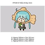  Tranh Fomex EPeBen dán tường nổi 3d Hatsune Miku  trang trí Phòng cho bé, Phòng ngủ, Mẫu giáo 