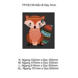  Tranh  Fomex  EPeBen dán tường nổi 3d Cáo Cổ Diển trang trí Phòng cho bé, Phòng ngủ, Mẫu giáo 