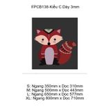  Tranh  Fomex  EPeBen dán tường nổi 3d Cáo Cổ Diển trang trí Phòng cho bé, Phòng ngủ, Mẫu giáo 