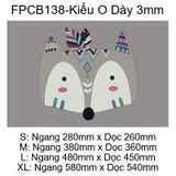  Tranh  Fomex  EPeBen dán tường nổi 3d Cáo Cổ Diển trang trí Phòng cho bé, Phòng ngủ, Mẫu giáo 