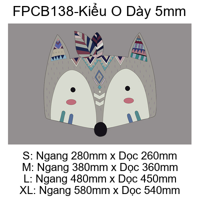  Tranh  Fomex  EPeBen dán tường nổi 3d Cáo Cổ Diển trang trí Phòng cho bé, Phòng ngủ, Mẫu giáo 