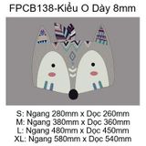  Tranh  Fomex  EPeBen dán tường nổi 3d Cáo Cổ Diển trang trí Phòng cho bé, Phòng ngủ, Mẫu giáo 