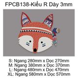  Tranh  Fomex  EPeBen dán tường nổi 3d Cáo Cổ Diển trang trí Phòng cho bé, Phòng ngủ, Mẫu giáo 