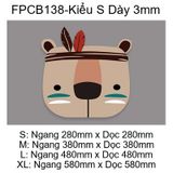  Tranh  Fomex  EPeBen dán tường nổi 3d Cáo Cổ Diển trang trí Phòng cho bé, Phòng ngủ, Mẫu giáo 