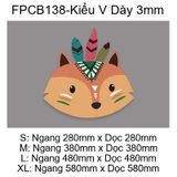  Tranh  Fomex  EPeBen dán tường nổi 3d Cáo Cổ Diển trang trí Phòng cho bé, Phòng ngủ, Mẫu giáo 