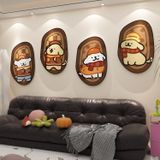  Tranh Fomex EPeBen dán tường nổi 3d Những Chú Chó trang trí Phòng cho bé, Phòng ngủ, Mẫu giáo 
