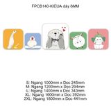  Tranh Fomex EPeBen dán tường nổi 3d Thỏ và những người bạn trang trí Phòng cho bé, Phòng ngủ, Mẫu giáo 