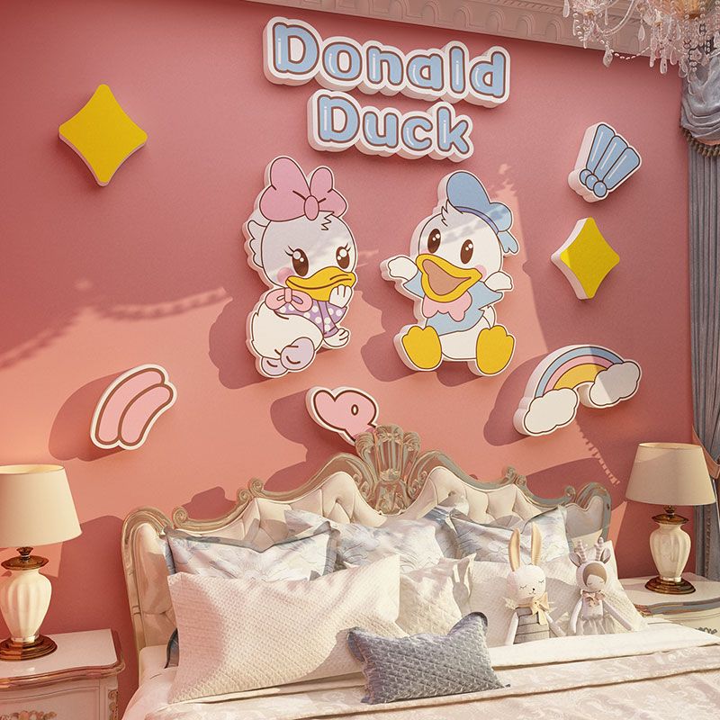  Tranh Fomex EPeBen dán tường nổi 3d Vịt Donal trang trí Phòng cho bé, Phòng ngủ, Mẫu giáo 