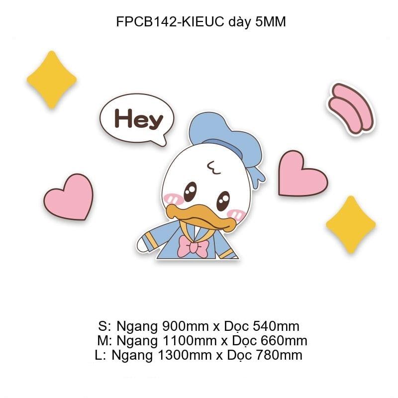  Tranh Fomex EPeBen dán tường nổi 3d Vịt Donal trang trí Phòng cho bé, Phòng ngủ, Mẫu giáo 