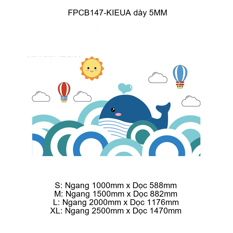  Tranh Fomex EPeBen dán tường nổi 3d đại dương trang trí Phòng cho bé, Phòng ngủ, Mẫu giáo 