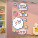 Tranh Fomex EPeBen dán tường nổi 3d Cừu và Gấu trang trí Phòng cho bé, Phòng ngủ, Mẫu giáo 