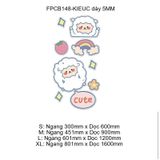  Tranh Fomex EPeBen dán tường nổi 3d Cừu và Gấu trang trí Phòng cho bé, Phòng ngủ, Mẫu giáo 