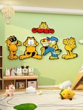  Tranh Fomex EPeBen dán tường nổi 3d Garfield trang trí Phòng cho bé, Phòng ngủ, Mẫu giáo 