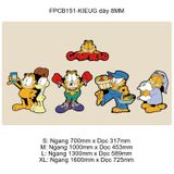  Tranh Fomex EPeBen dán tường nổi 3d Garfield trang trí Phòng cho bé, Phòng ngủ, Mẫu giáo 
