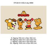  Tranh Fomex EPeBen dán tường nổi 3d Garfield trang trí Phòng cho bé, Phòng ngủ, Mẫu giáo 