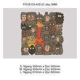  Tranh Fomex EPeBen dán tường nổi 3d Chú Gấu trang trí Phòng cho bé, Phòng ngủ, Mẫu giáo 