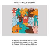  Tranh Fomex EPeBen dán tường nổi 3d Chú Gấu trang trí Phòng cho bé, Phòng ngủ, Mẫu giáo 