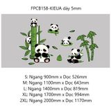  Tranh Fomex EPeBen dán tường nổi 3d Bầy Gấu Trúc trang trí Phòng cho bé, Phòng ngủ, Mẫu giáo 