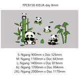  Tranh Fomex EPeBen dán tường nổi 3d Bầy Gấu Trúc trang trí Phòng cho bé, Phòng ngủ, Mẫu giáo 
