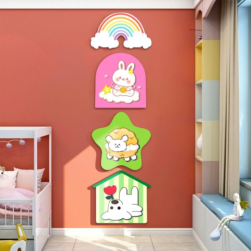  Tranh Fomex EPeBen dán tường nổi 3d Thế Giới Hoạt Hình trang trí Phòng cho bé, Phòng ngủ, Mẫu giáo 