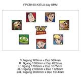  Tranh Fomex EPeBen dán tường nổi 3d Thế Giới Hoạt Hình trang trí Phòng cho bé, Phòng ngủ, Mẫu giáo 
