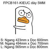  Tranh Fomex EPeBen dán tường nổi 3d Vịt Vui Nhộn trang trí Phòng cho bé, Phòng ngủ, Mẫu giáo 