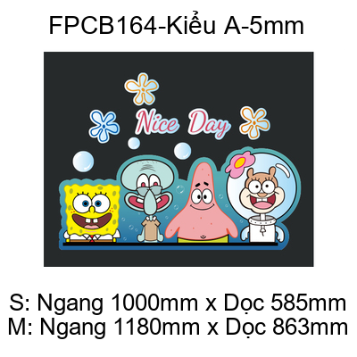  Tranh Fomex EPeBen dán tường nổi 3d Hình SpongeBob SquarePants Decor Trang Trí Phòng Trẻ Cho Bé, Mầm non, Mẫu Giáo 