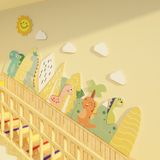  Tranh Fomex EPeBen dán tường nổi 3d Hình Khủng Long Decor Trang Trí Phòng Trẻ Cho Bé, Mầm non, Mẫu Giáo 