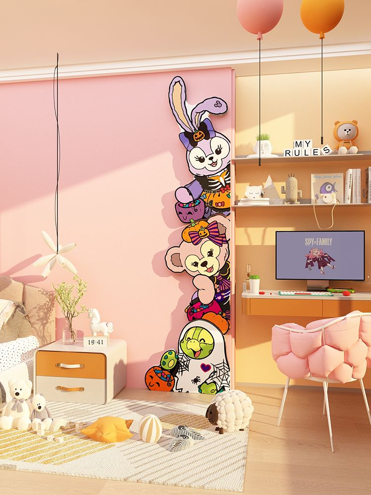  Tranh Fomex EPeBen dán tường nổi 3d Hình Lina Bell Decor Trang Trí Phòng Trẻ Cho Bé, Mầm non, Mẫu Giáo 