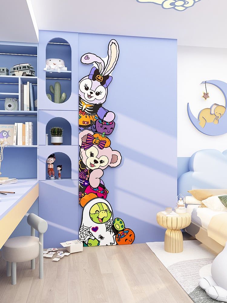  Tranh Fomex EPeBen dán tường nổi 3d Hình Lina Bell Decor Trang Trí Phòng Trẻ Cho Bé, Mầm non, Mẫu Giáo 