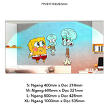  Tranh Fomex EPeBen dán tường nổi 3d Hình Bọt Biển Tinh Nghịch decor trang trí Phòng cho ngủ bé, Phòng khách, Mẫu giáo 