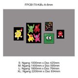  Tranh Fomex EPeBen dán tường nổi 3d dopamine trang trí Phòng cho bé, Phòng Khách, Mẫu giáo 