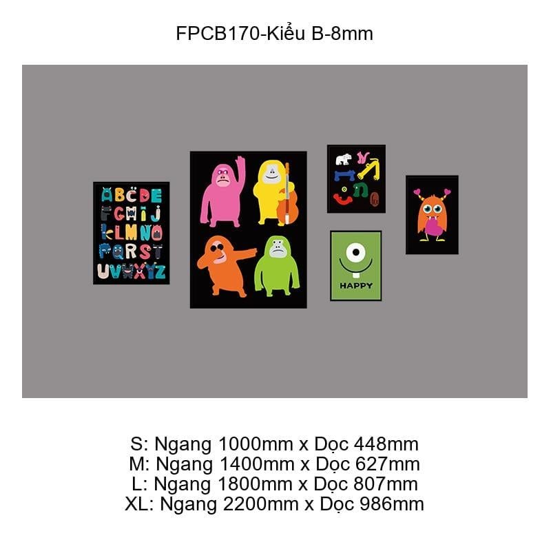  Tranh Fomex EPeBen dán tường nổi 3d dopamine trang trí Phòng cho bé, Phòng Khách, Mẫu giáo 