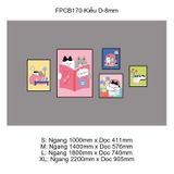  Tranh Fomex EPeBen dán tường nổi 3d dopamine trang trí Phòng cho bé, Phòng Khách, Mẫu giáo 
