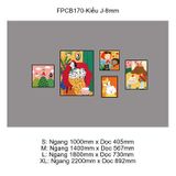  Tranh Fomex EPeBen dán tường nổi 3d dopamine trang trí Phòng cho bé, Phòng Khách, Mẫu giáo 