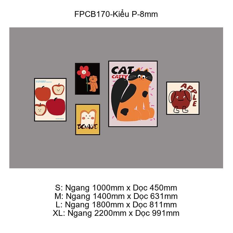  Tranh Fomex EPeBen dán tường nổi 3d dopamine trang trí Phòng cho bé, Phòng Khách, Mẫu giáo 