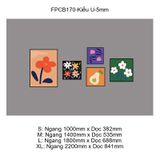  Tranh Fomex EPeBen dán tường nổi 3d dopamine trang trí Phòng cho bé, Phòng Khách, Mẫu giáo 