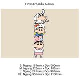  Tranh Fomex EPeBen dán tường nổi 3d Shin trang trí Phòng cho bé, Phòng ngủ, Mẫu giáo 